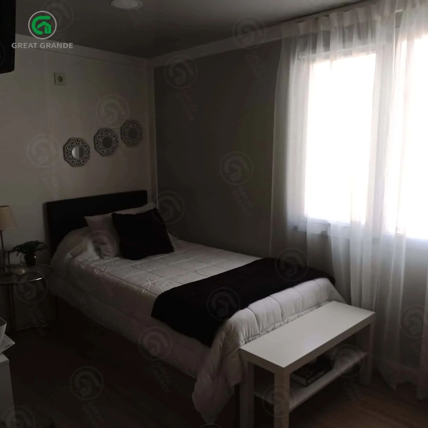 A two-bedroom flat in Spain built from two joined units — site photo 1